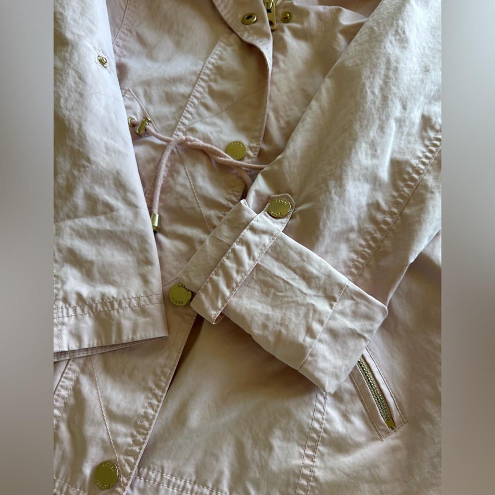 Guess Jacket Utility Anorak Rain Coat Pink Women’s Small - Picture 16 of 16